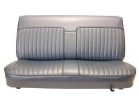 '82-'93 Chevrolet S-10 Pickup Standard Cab Bench Seat with Low Back Rest; Without Head Rest Covers Seat Upholstery Front Seats