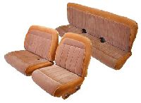 '88-'91 GMC Full Size Truck, Extended and Double Cab 60/40 Front Bench Seat; Rear Bench Seat Upholstery Complete Set