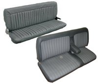 '88-'95 Chevrolet Full Size Truck, Extended and Double Cab Front Bench Seat; Rear Bench, Without Head Rest Covers Seat Upholstery Complete Set