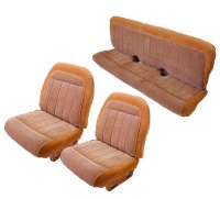 '88-'95 Chevrolet Full Size Truck, Extended and Double Cab Front Bucket Seats; Rear Bench, Style 1 Seat Upholstery Complete Set