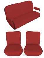 '69-'72 Chevrolet Blazer Front Utility Bucket Seats; Rear Bench Seat Upholstery Complete Set