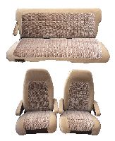 '92-'94 GMC Jimmy Front Bucket Seats; Rear Bench  Seat Upholstery Complete Set