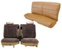 '78-'80 Buick Regal 2 Door 50/50 Front Split Bench and Rear Bench  Seat Upholstery Complete Set