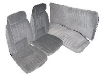 '81-'88 Buick Regal 2 Door; T-Type Front Buckets and Rear Bench Seat Seat Upholstery Complete Set