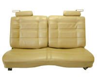 '78-'80 Chevrolet El Camino 50/50 Split Back Straight Bench; Horizontal Pleats Seat Upholstery Front Seats
