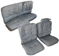 '81-'88 Buick Grand National 2 Door, G-Body Front Bucket and Rear Bench Seat Seat Upholstery Complete Set