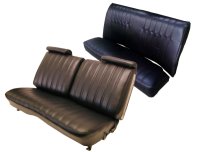 '75-'77 Chevrolet Chevelle 2 Door, Front and Rear Bench, 12 Buttons Per Row Seat Upholstery Complete Set