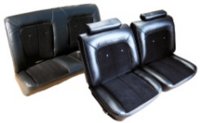 '75-'77 Oldsmobile Cutlass 2 Door, 50-50 Front, Rear Bench, 4 Buttons Per Row Seat Upholstery Complete Set