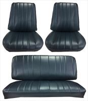 '66 Chevrolet Chevelle Front Buckets, Rear Bench Seat Upholstery Complete Set