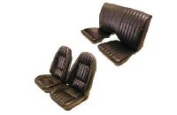 '78-'81 Pontiac Firebird Front Bucket Seats with Zipper Back and Solid Rear Back Rest  Seat Upholstery Complete Set