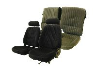 '85-'92 Pontiac Firebird Front Bucket Seats; Split Rear Back Rest; Formula Base Model Seat Upholstery Complete Set