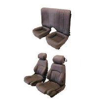 '93-'96 Pontiac Firebird Front Bucket Seats; Solid Rear Back Rest; Sport Model  Seat Upholstery Complete Set