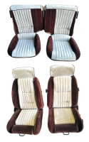 '82-'84 Pontiac Trans Am Front Bucket Seats; Split Rear Back Rest; Design 3 Seat Upholstery Complete Set