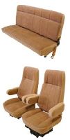 '80-'86 Ford Bronco (Full Size) Front Bucket; Rear Bench Seat Upholstery Complete Set