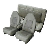 '92-'96 Ford Bronco (Full Size) Front Bucket Seats; Rear Bench Seat Upholstery Complete Set
