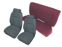 '92-'93 Ford Mustang Front Bucket; Rear Bench; Coupe; Sport Model Seat Upholstery Complete Set