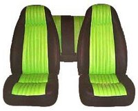 '79-'82 Ford Mustang Front Bucket; Rear Bench; Coupe; Base Model Seat Upholstery Complete Set