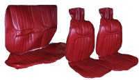 '79-'83 Ford Mustang Front Bucket Seats; Rear Bench; Coupe; GT Sport Seat Upholstery Complete Set