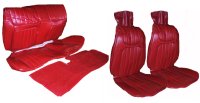 '79-'83 Ford Mustang Front Bucket; Rear Bench; Hatchback; GT Sport Seat Upholstery Complete Set