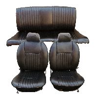 '68-'78 Fiat 124 Front Bucket; Rear Bench Seat Upholstery Complete Set