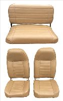 '87-'95 Jeep Wrangler 2 Door; Front Bucket; Non-Folding Rear Bench Seat Upholstery Complete Set