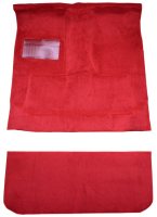 '78-'79 Dodge Lil Red Express Complete Carpet With Rear Curtain Molded Carpet