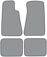 '94-'96 Chevrolet Impala Without Snaps Floor Mats, Set of 4 - Front and back