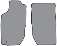 '01-'04 Toyota Truck, Standard Cab Tacoma Floor Mats, Set of 2 - Front Only