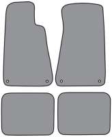 '94-'96 Chevrolet Impala With Snaps Floor Mats, Set of 4 - Front and back