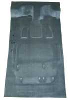 '05-'07 Chrysler Town and Country Van Stow and Go Model, Front Passenger Area Molded Carpet