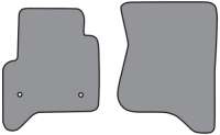 '14-'18 Chevrolet Full Size Truck, Extended and Double Cab  Floor Mats, Set of 2 - Front Only