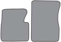 '55-'59 Chevrolet Full Size Truck, Standard Cab  Floor Mats, Set of 2 - Front Only