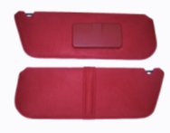 '87-'96 Ford Full Size Truck, Standard Cab F150, F250 (With Mirror and Map Strap) Sun Visor Set