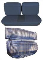 '73-'86 Ford Full Size Truck, Extended and Super Cab Split Back Front and Rear Bench Seat Upholstery Complete Set