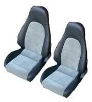 '99-'00 Mazda Miata Bucket Seats; With Speakers in Head Rests Seat Upholstery Front Seats